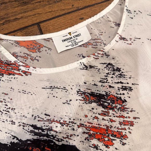 GUC OSU Oklahoma State COWBOYS Sheer Poncho Top S/M, But Fits Like One Size - Picture 2 of 4